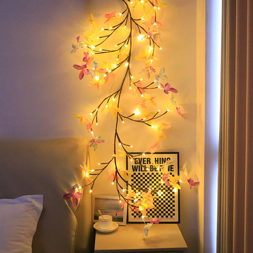 Flexible LED Rattan Butterfly Tree Light