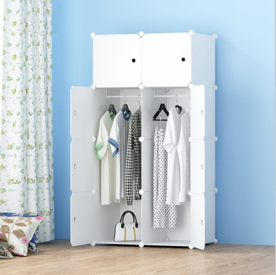 8 Cube Organizer Stackable Plastic Cube Storage Shelves Design