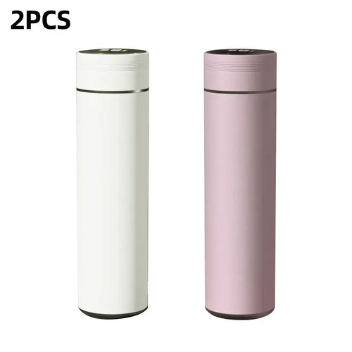 500ml Smart Water Bottle Stainless Steel Thermos Temperature Display