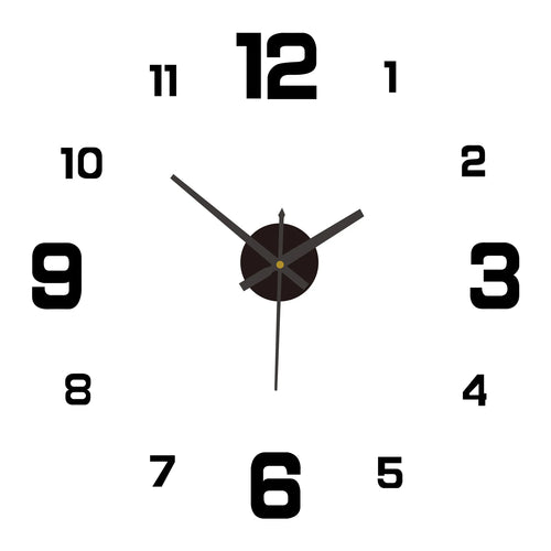 DIY Wall Clock Wall Decoration Home Silent Clock Living Room Office