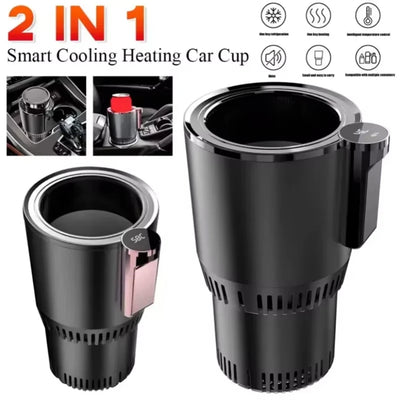 2-in-1 Smart Cooling Heating Car Cup Holder Intelligent Hot and Cold