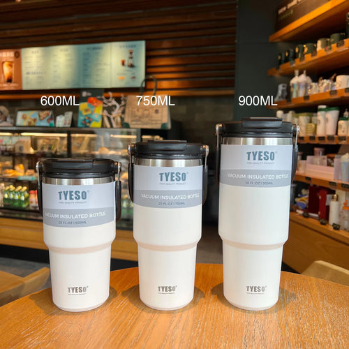 Tyeso Coffee Cup Stainless Steel Thermos Bottle Double-layer