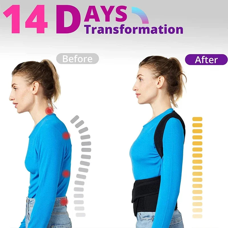Adjustable Back Posture Corrector Clavicle Spine Back Pain Relief