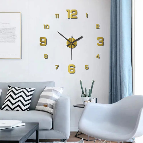 DIY Wall Clock Wall Decoration Home Silent Clock Living Room Office