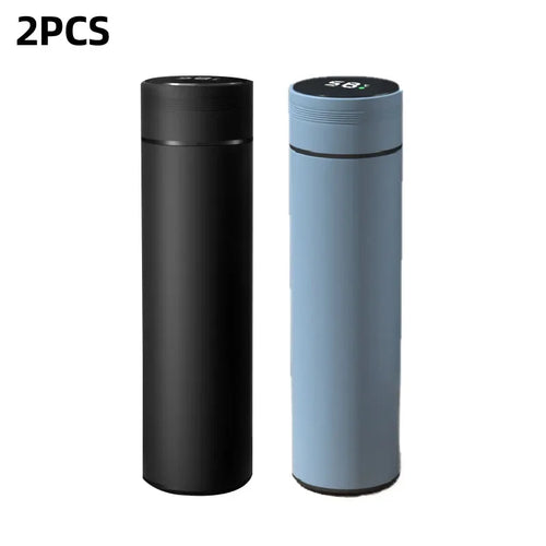 500ml Smart Water Bottle Stainless Steel Thermos Temperature Display