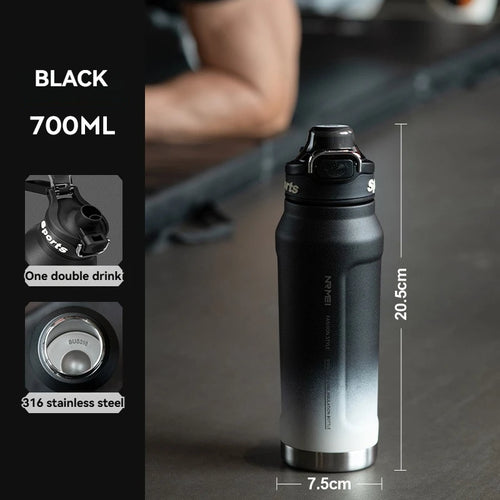 1.5L Thermos Water Bottle Stainless Steel Vacuum Flas Tumbler Coffee