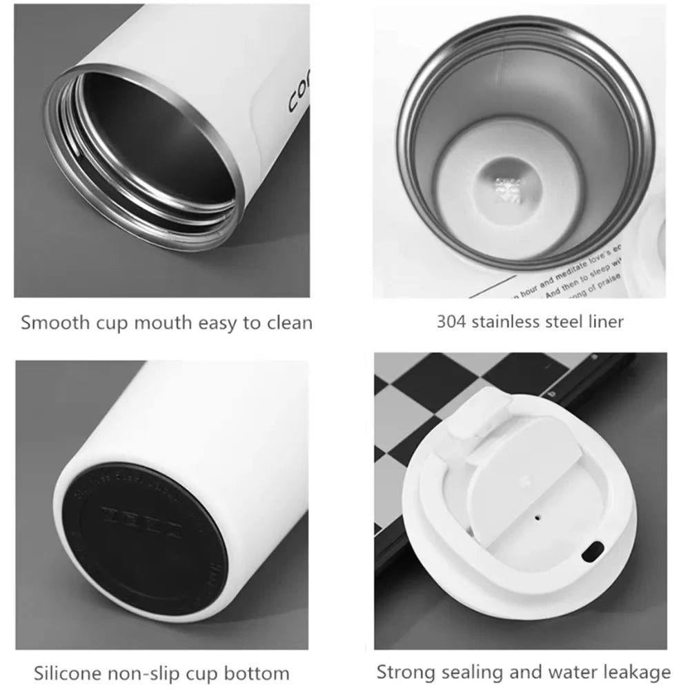 380/510ML Leakproof Travel Thermo Cup for Tea Water Coffee Cup