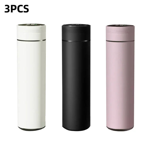 500ml Smart Water Bottle Stainless Steel Thermos Temperature Display