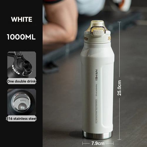 1.5L Thermos Water Bottle Stainless Steel Vacuum Flas Tumbler Coffee