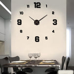 DIY Wall Clock Wall Decoration Home Silent Clock Living Room Office