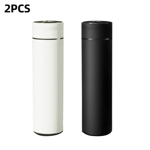 500ml Smart Water Bottle Stainless Steel Thermos Temperature Display