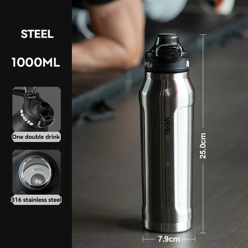 1.5L Thermos Water Bottle Stainless Steel Vacuum Flas Tumbler Coffee