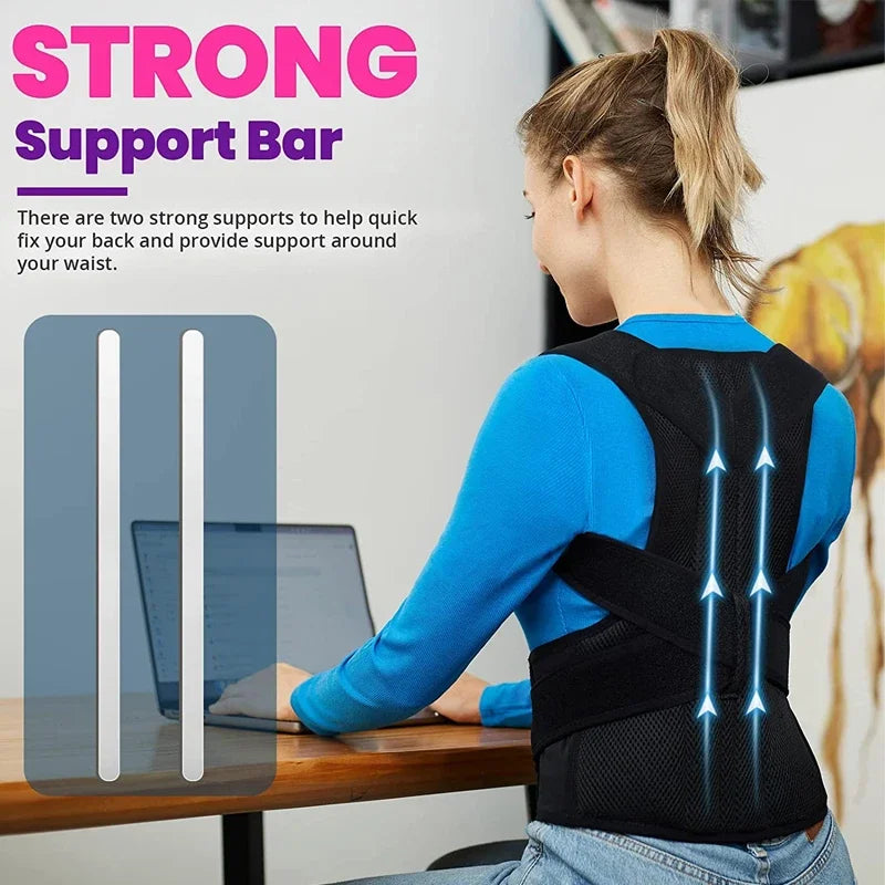Adjustable Back Posture Corrector Clavicle Spine Back Pain Relief