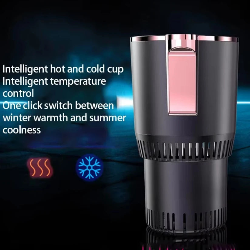 2-in-1 Smart Cooling Heating Car Cup Holder Intelligent Hot and Cold