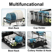 Dish Racks For Kitchen Counter, Stainless Steel Kitchen Dish Drying